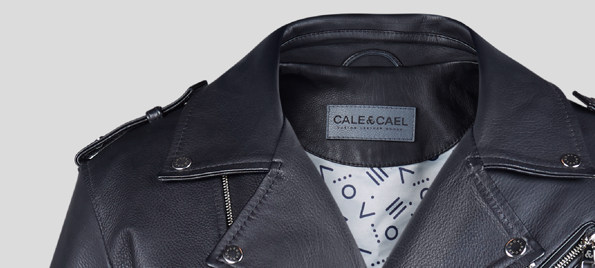 BIKER JACKET FRONT DETAIL