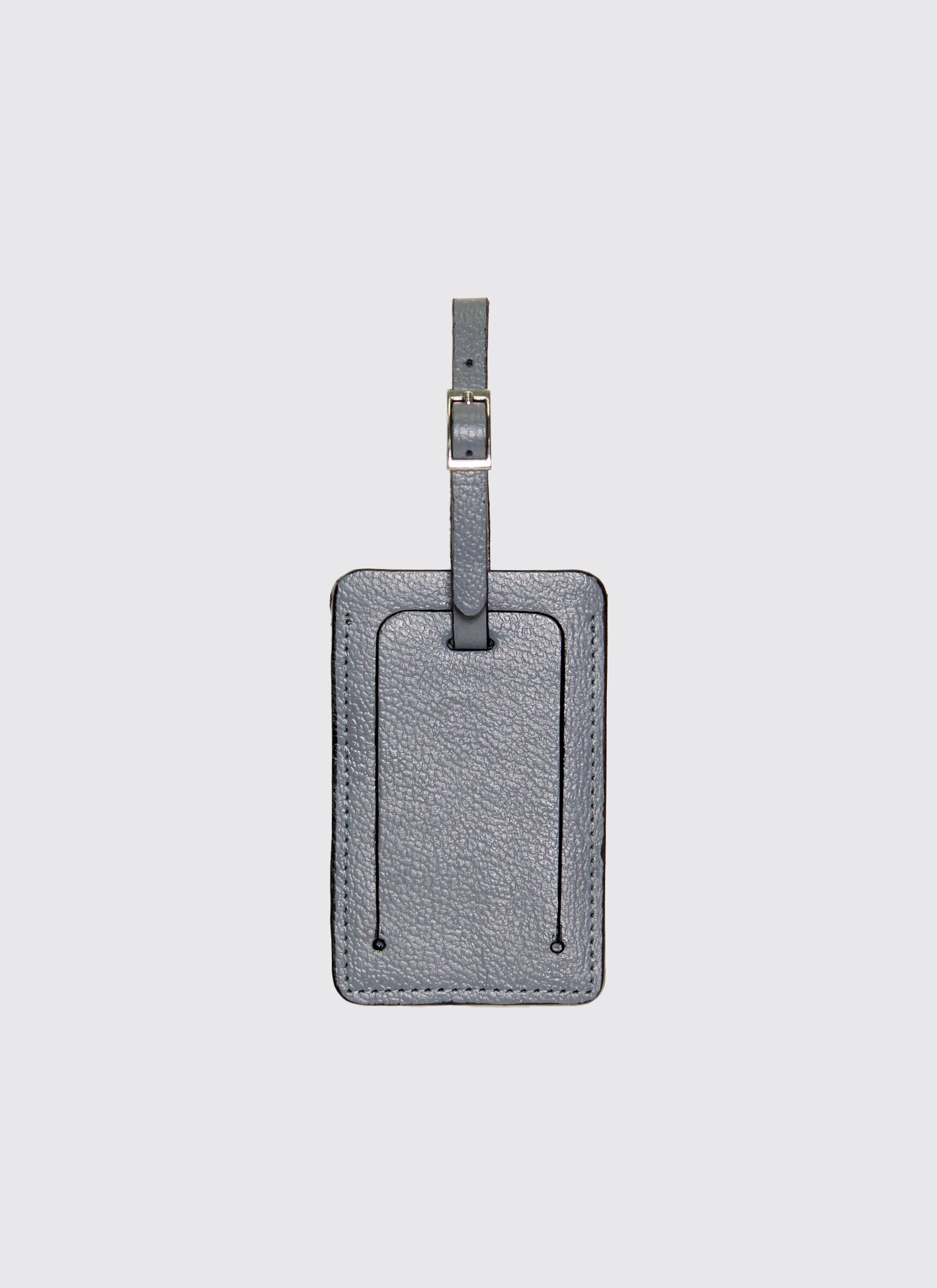 GREY LUGGAGE TAG