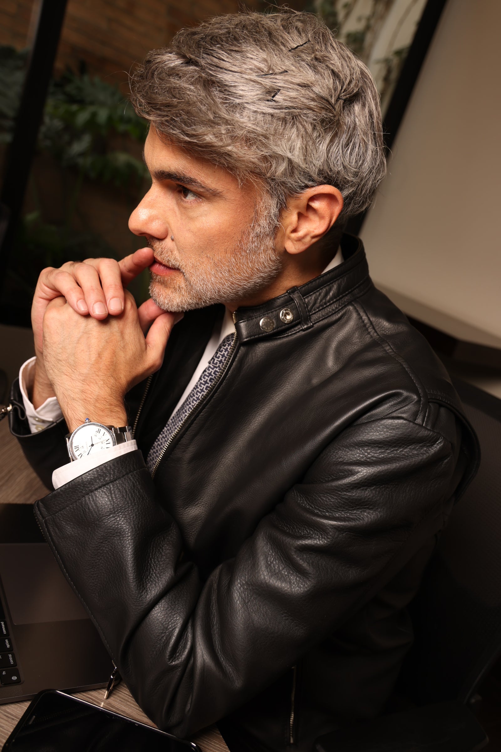 RACER JACKET NECK DETAIL