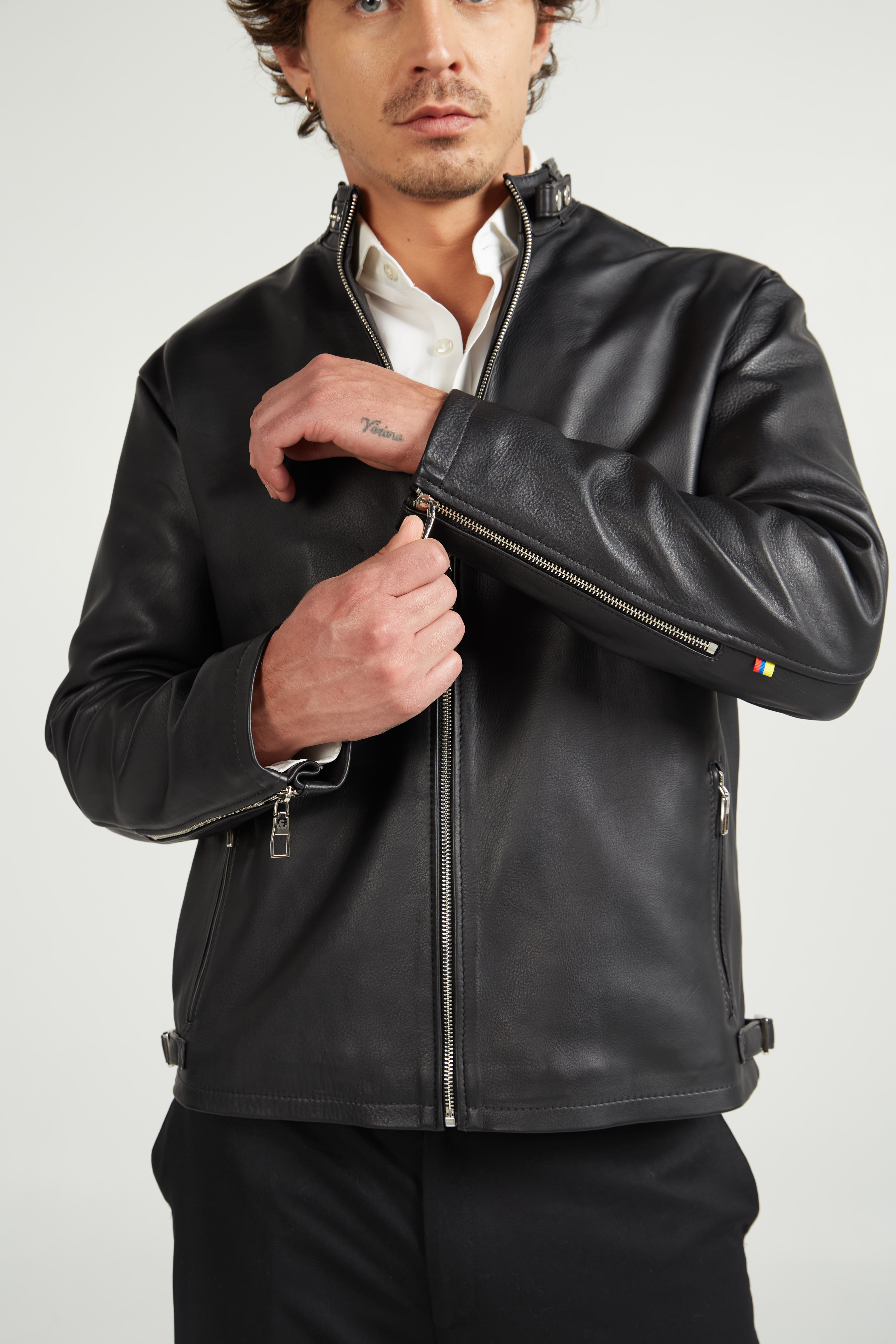 RACER JACKET DETAIL SLEEVE
