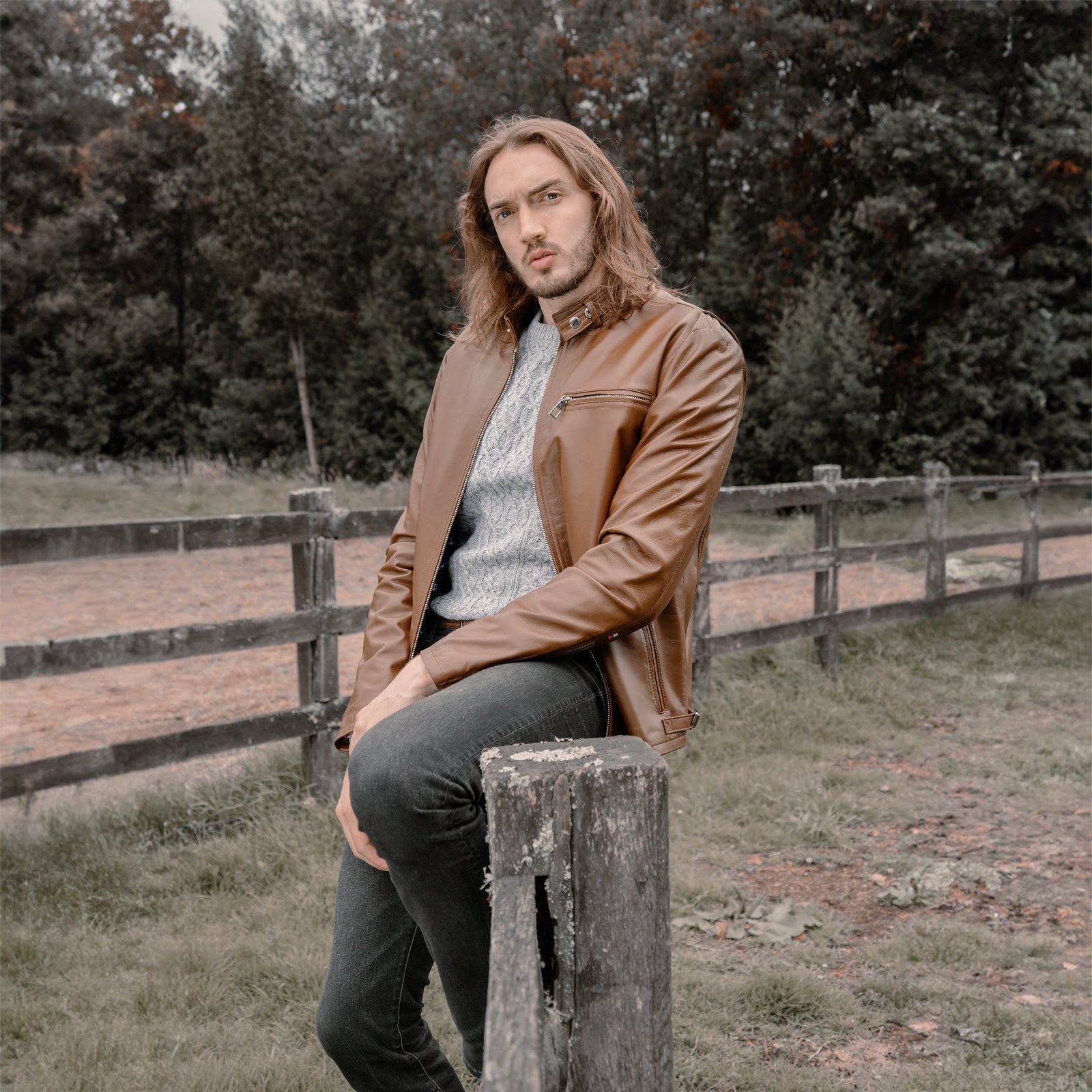 RACER JACKET WALNUT MODEL