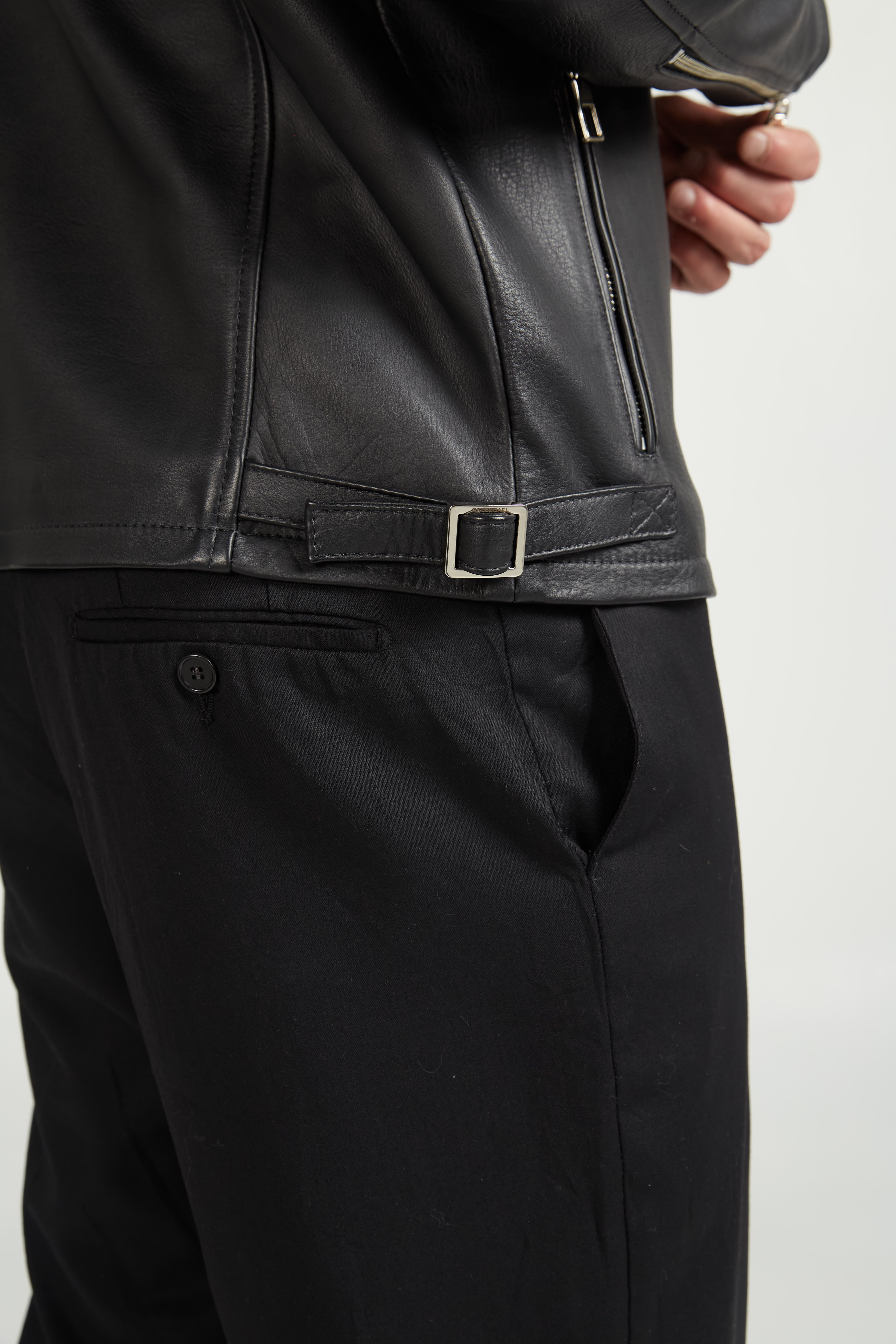 RACER JACKET SIDE DETAIL