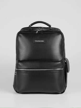 HYKE × CHACOLI ／LEATHER BACK PACK Huckleberry_Backpack_front_450